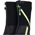 thumbnail image 3 of Polainas para piernas para niños, impermeables, para exteriores, para nieve, para niños, senderismo, escalada, caza, cubiertas para piernas, zapatos, polainas (negras), 3 of 4