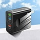 thumbnail image 2 of Cargador rápido PD de 36W - Puerto USB-C 5V3.1A y 3 puertos USB-A Adaptador de pared con distribución de energía inteligente, 2 of 6