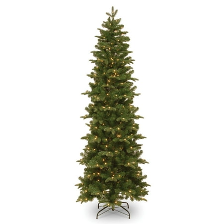 7.5 ft. Feel-Real Prescott Hinged Pre-Lit Slim Christmas Tree