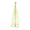 thumbnail image 1 of Espiral solar espiral Árbol de Navidad LED Luz Al aire libre Patio trasero Pathway Automático Lámpara a prueba de viento Decoración para el hogar Suministros de iluminación Monocromo Scienceny HA009766-02B, 1 of 6