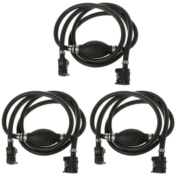 3X Fuel Line Hose Outboard Boat Engine Petrol Tank Connectors Kit for Motor