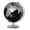 Black, variant on Exerz 5.5 inch World Globe - Political Map Mini globe - Educational/ Geographic/ Modern Desktop Decoration
