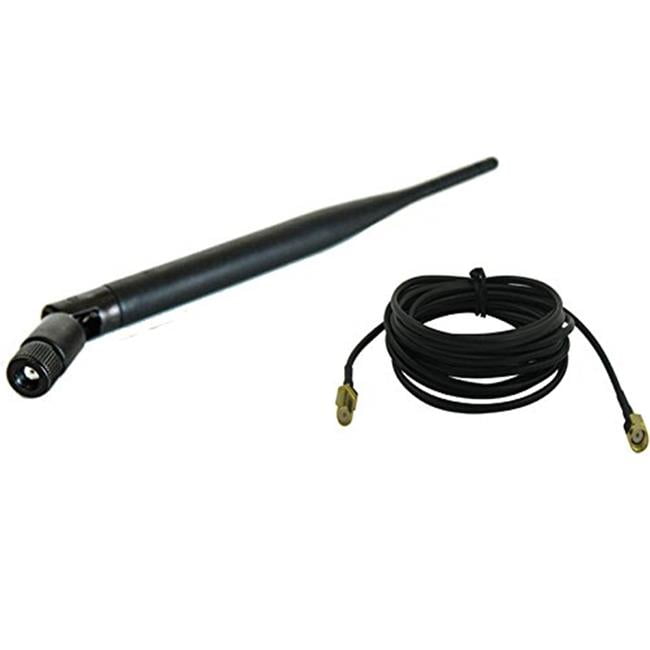 2 6dBi 2.4GHz 5GHz Dual Band WiFi RP-SMA Antennas for Amped Wireless NBG461 NEW
