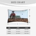 thumbnail image 4 of Haiem Pillowcase for Hair and Skin Queen Tractor plowing a field Printed Soft Pillowcase with Envelope Closure-20"x30", 4 of 6
