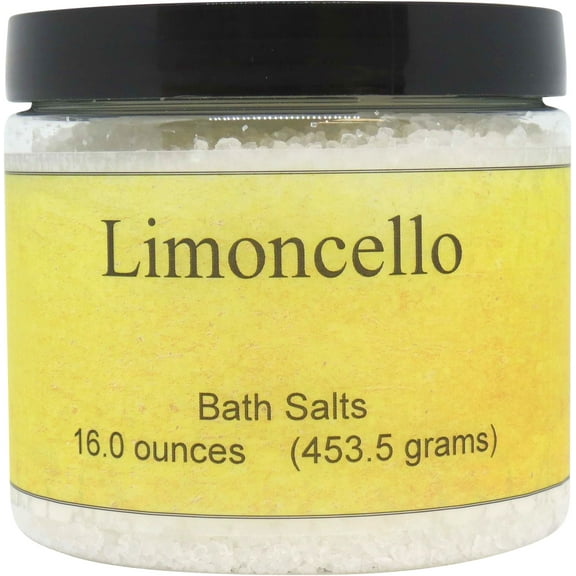 Limoncello Bath Salts by Eclectic Lady, 16 ounces