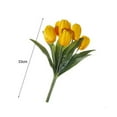 thumbnail image 6 of Cheers.US Tulips Artificial Flowers | Real Touch | Wedding Bouquet Home Décor Party | Floral Arrangements | Artificial Flowers PU Mini Real Touch Tulip Bouquets, 6 of 9