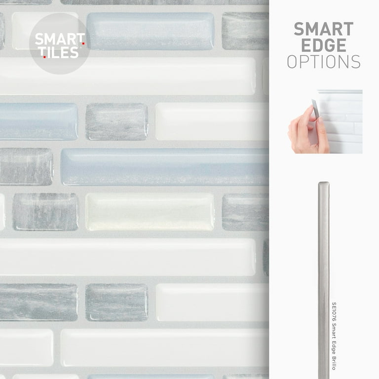An honest peel and stick subway tile backsplash review (Smart Tiles)