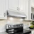 thumbnail image 2 of 36 in. Haven Collection Ducted Under Cabinet Range Hood in Stainless Steel, 2 of 10