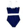 thumbnail image 1 of Gibobby Trajes de Baño Mujer Completo Traje de baño apretado de las mujeres de la playa del bikiní del temperamento con los trajes de baño atractivos de (Azul,G), 1 of 5