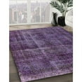 thumbnail image 3 of Ahgly Company Machine Washable Indoor Rectangle Industrial Modern Purple Iris Purple Area Rugs, 2' x 5', 3 of 7