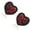 Red, variant on Heart Shape Lace Silicone Nipple Covers for Lingerie Accessory Women Adhesive Pasties Breast Pads Chest Stickers Pasties