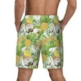 thumbnail image 4 of Uemuo Gnome and Pineapple Pattern Mens Swim Trunks Quick Dry Board Shorts with Mesh Lining, Stretch Beach Shorts Quick Dry No-Chafing Board Shorts-Medium, 4 of 9