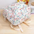 thumbnail image 4 of Mochila Diaria para Mujer Tela Oxford Floral Con Múltiples Bolsillos (blanco), 4 of 9