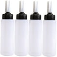thumbnail image 4 of FOMIYES 4Pcs Hair Color Applicator Bottle for Storage Use Durable Plastic White Developer Dispensing Bottle, 4 of 8