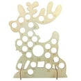 thumbnail image 1 of 1pc Christmas Wood Countdown Board Calendar Notes Reminding Shelf Chocolate Rack Adornment (Elk), 1 of 9