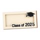 thumbnail image 4 of Porta tarjetas de madera para regalo de graduación de 2025 para la clase de último año Negro, 4 of 8