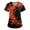Fluorescence Yellow, variant on Women's Fall Maple Leaf Print Scrub Tops V Neck Short Sleeve Loose Fit Nursing Uniform with Pockets Thanksgiving Autumn Medical Workwear for Nurse Caregiver Ginger M