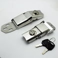thumbnail image 4 of Cerradura para maletero trasero de motocicleta, cerradura de caja trasera, piezas profesionales para bricolaje, ajuste universal 2 cerraduras 2 llaves, 4 of 9
