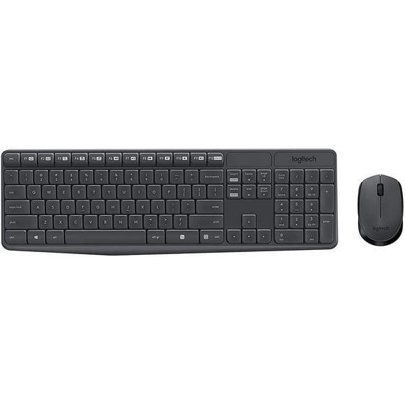 Logitech MK235 Clavier et souris sans fil gris français