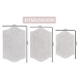 thumbnail image 6 of Home Weavers Waterford Collection 100% Cotton Non-Slip Bathroom Rug Set Machine Washable Bathroom Rug-17"x24", Bath Rug- 21"x34", Bathroom Rug- 24"x40", Light Gray Color 3 Piece Bath Rug set, 6 of 8