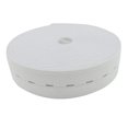 thumbnail image 2 of MYUREN 1 Inch by 32 Yard White Buttonhole Elastic Band Heavy Stretch High Elasticity Knit Elastic Band, 2 of 4