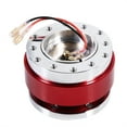 thumbnail image 3 of 6 Hole Steering Wheel Quick Release Adapter, Snap Off Boss Kit, Racing Billet Aluminum Body, Easy to Operate, With 6 Long Screws, 3 of 3