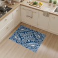 thumbnail image 2 of ODIKA 3'x5' Washable Accent Rug Pet Friendly, Non-Shedding Mat Front Door Contemporary Boho Showcasing Centered Artwork Entrance for Bedside, Nursery Room, 2 of 7