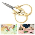 thumbnail image 4 of DIY Scissors, Scissors Comfort Swan Shaped Scissors Retro Scissors Anti-corrosion  For Embroidery Gold,Antique Red, 4 of 8