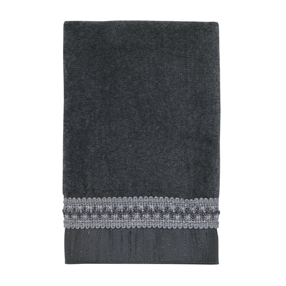 Avanti Linens Collection de Poignets Tressés, Serviette à Main, Granit