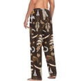 thumbnail image 6 of Western Cow Horse Ghost Pajama Pants, Men's Lounge Pants Light with Drawstring and Pockets, Christmas New Year Birthday Father's Day Gifts, Medium, 6 of 7