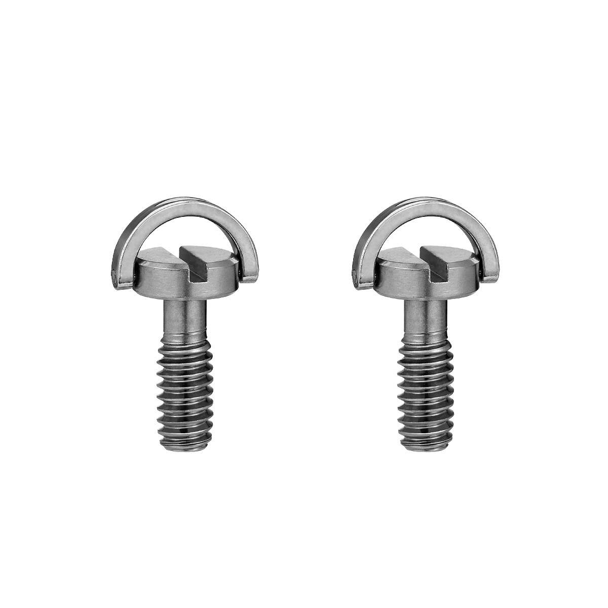 UEETEK 2PCS Longer Shaft Steel Flat Head D Shaft Dring 1/4" Mounting