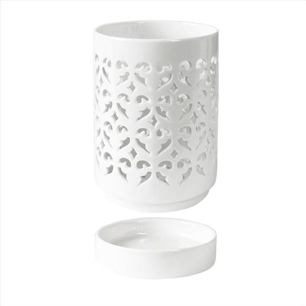 Macetas para OrquíDeas con Agujeros, Maceta de CeráMica para OrquíDeas de 4 Pulgadas para Trasplante, Maceta para Flores en Interiores y Exteriores, Color Transpirable