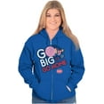 thumbnail image 4 of Dubble Bubble Go Big Or Go Home Logo Zip Up Hoodie Men's Women's Brisco Brands M, 4 of 6