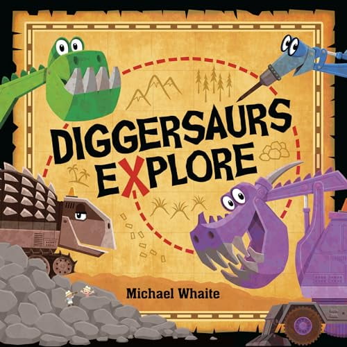 Pre-Owned Diggersaurs Explore (Board book) 198489613X 9781984896131