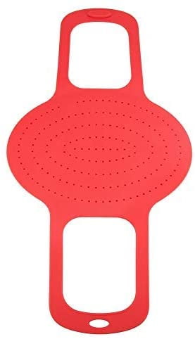 ABCISI Turkey Lifter, Food Grade Silicone Turkey Mat, Reusable Non-Stick, Heat-Resistant and Anti-Scald Chicken Turkey Meat Lifter Mat, Baking Pan Kitchen Tool, 59 x31.5 cm (Red)
