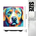 thumbnail image 2 of Bathroom Scale, Highly Accurate Digital Body Scale,Precisely Measures Weight up to 400 lbs-Colorful Vector Portrait Of Golden Retriever Dog, 2 of 4