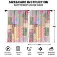thumbnail image 2 of Blackout Kids Curtains,Pioneer Flower Childrens Insulated Curtains Set Of 2,Bedroom Essentials,Toddler Room Decor 42x63in(106x160cm), 2 of 4