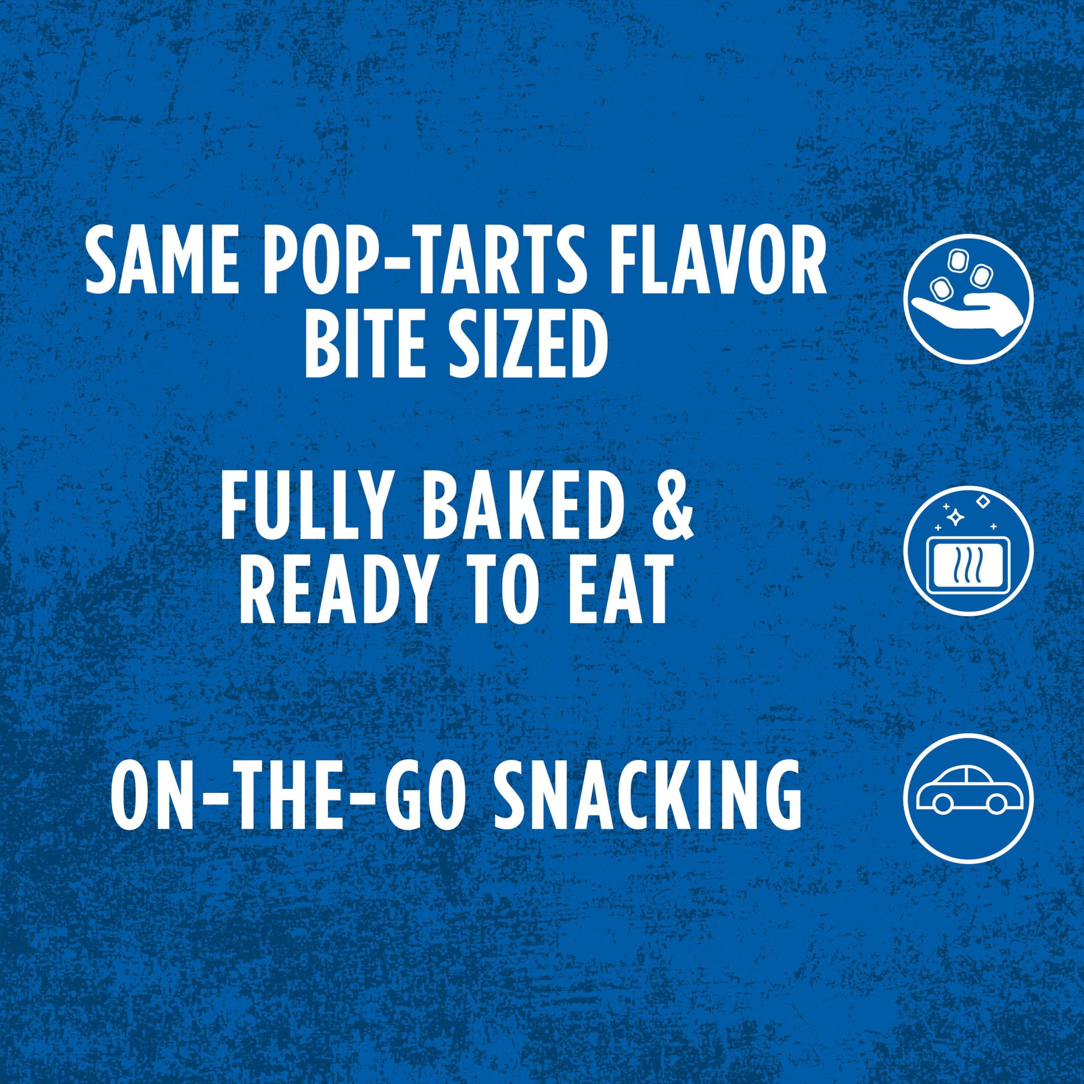 Pop-Tarts Variety Pack Baked Pastry Bites, Kids Snacks, Shelf-Stable, 25.3 oz (18 Count)