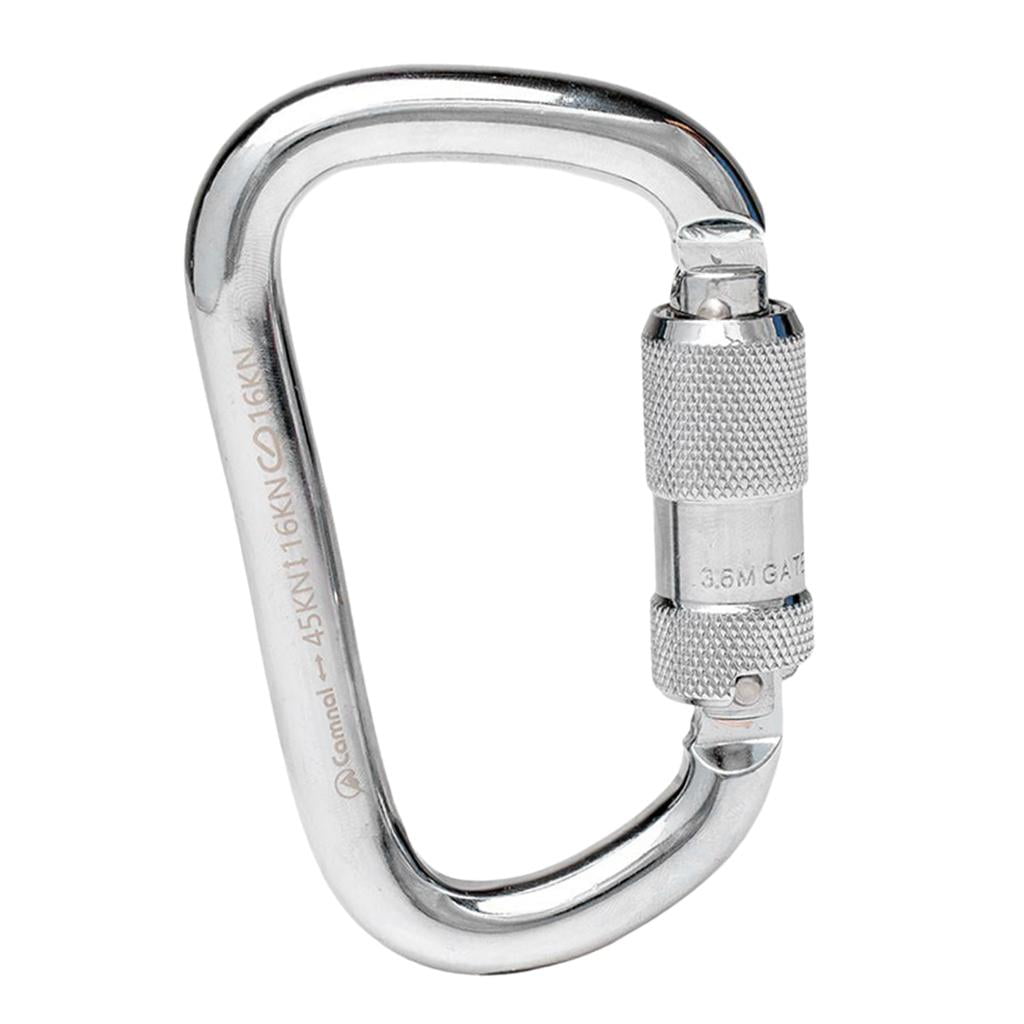 Mosquetón De Aluminio Resistente 8KN - Para Hamacas, Camping, Senderismo Y Más