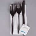 thumbnail image 3 of Juego de Cubiertos Desechables HOUZZKINGZ USA 100 piezas Negro, 3 of 8