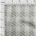 thumbnail image 1 of oneOone Silk Tabby Fabric Stripe Geometric Printed Craft Fabric BTY 42 Inch Wide, 1 of 4