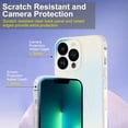 thumbnail image 5 of Case for iPhone 13 Pro Max 2021 (6.7 Inch), TPU Case Full Body Cover,Shockproof,Slim Phone Case for iPhone 13 Pro Max, Anti-Scratch, Blue Vignetting, 5 of 5