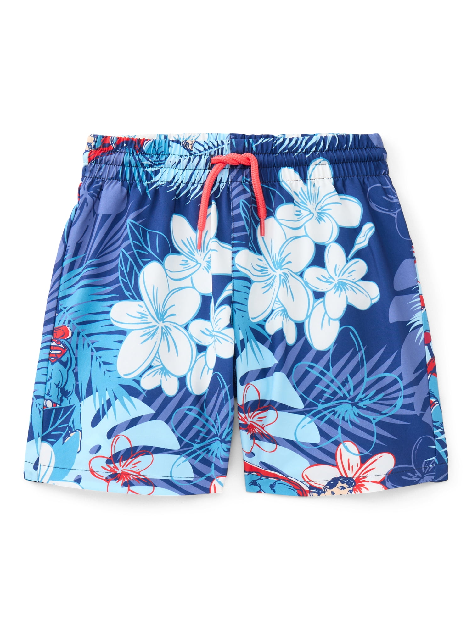 Superman Boys' Print Swim Shorts, Sizes XS-XL