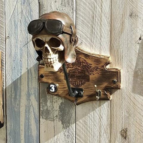 Zootealy Skeleton Motorcycle Helmet Rack