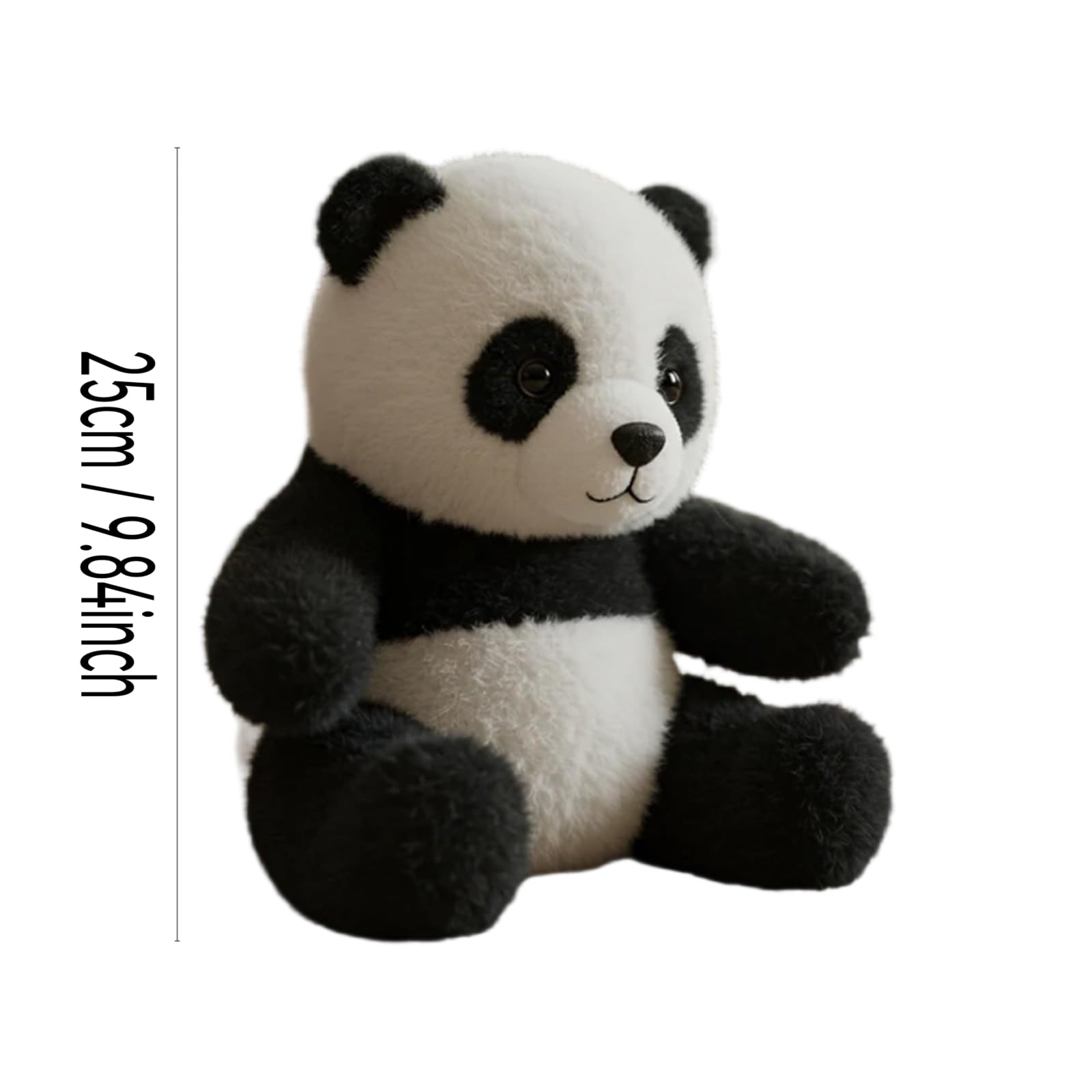 Pandy The Panda 2.0 Plush Toy - Hugmotion Engine Smart Hugging Tech, Weighted Comfort for Anxiety Relief & Sleep, Ultra-Soft Plush Material - 1Pc(Pandy, 9.84")