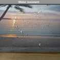 thumbnail image 6 of Ambesonne Tropical Place Mats Set of 4, Sunset Beach Thailand, Standard Size, Blue Black Pale Pink, 6 of 6