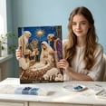 thumbnail image 4 of Christmas Nativity Pearl Painting Kit 5D DIY Diamond Art with Angels Holy Family Scene for Wall Holiday Decor, 4 of 6