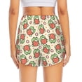 thumbnail image 4 of Goofa Frog Hold Strawberry Printed Women 2 in 1 Running Shorts,Quick Dry Athletic Workout Shorts,High Waisted Athletic Shorts with Liner Pockets-XX-Large, 4 of 9