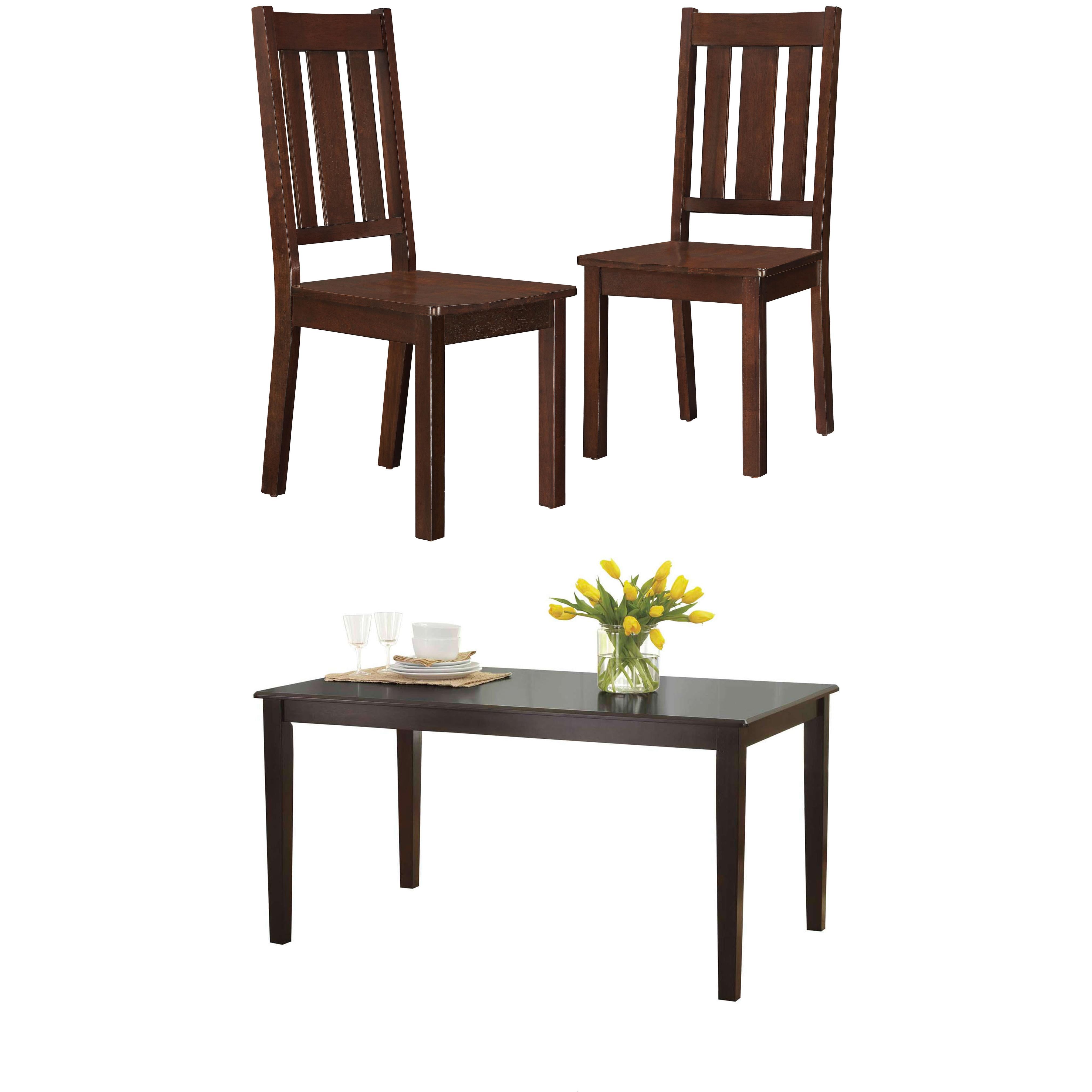 Ashley Furniture Coviar 6 Piece Dining Set with Modern Rustic Table Chairs and Bench in Brown Walmart