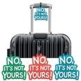 thumbnail image 3 of Soft PVC Luggage Tag, Rubber ID Tag for Suitcase Bag Backpack, Waterproof Travel Tag with Clear Window, Hanging Tag Card Sleeve, TSA Approved Luggage Identifier, 3 of 5